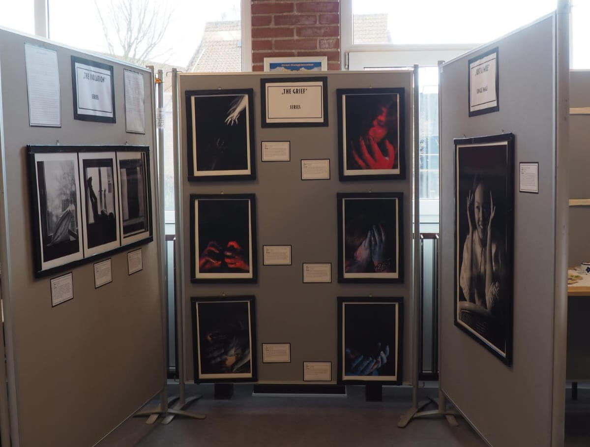 School's exhibition for Visual Arts in IB (International Baccalaureate). Full exhibition of my work, The Grief Series ┃ Isolation series ┃ &amp; Single Image