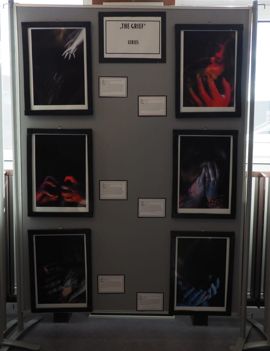 The Grief Series included 6 stages of grief. Each was represented with assigned colour and hand gestures. A reflection on loss, when the words became too heavy.