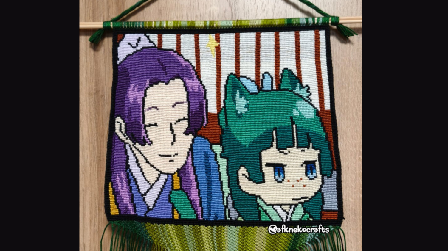 Jinshi x Maomao - tapestry reveal